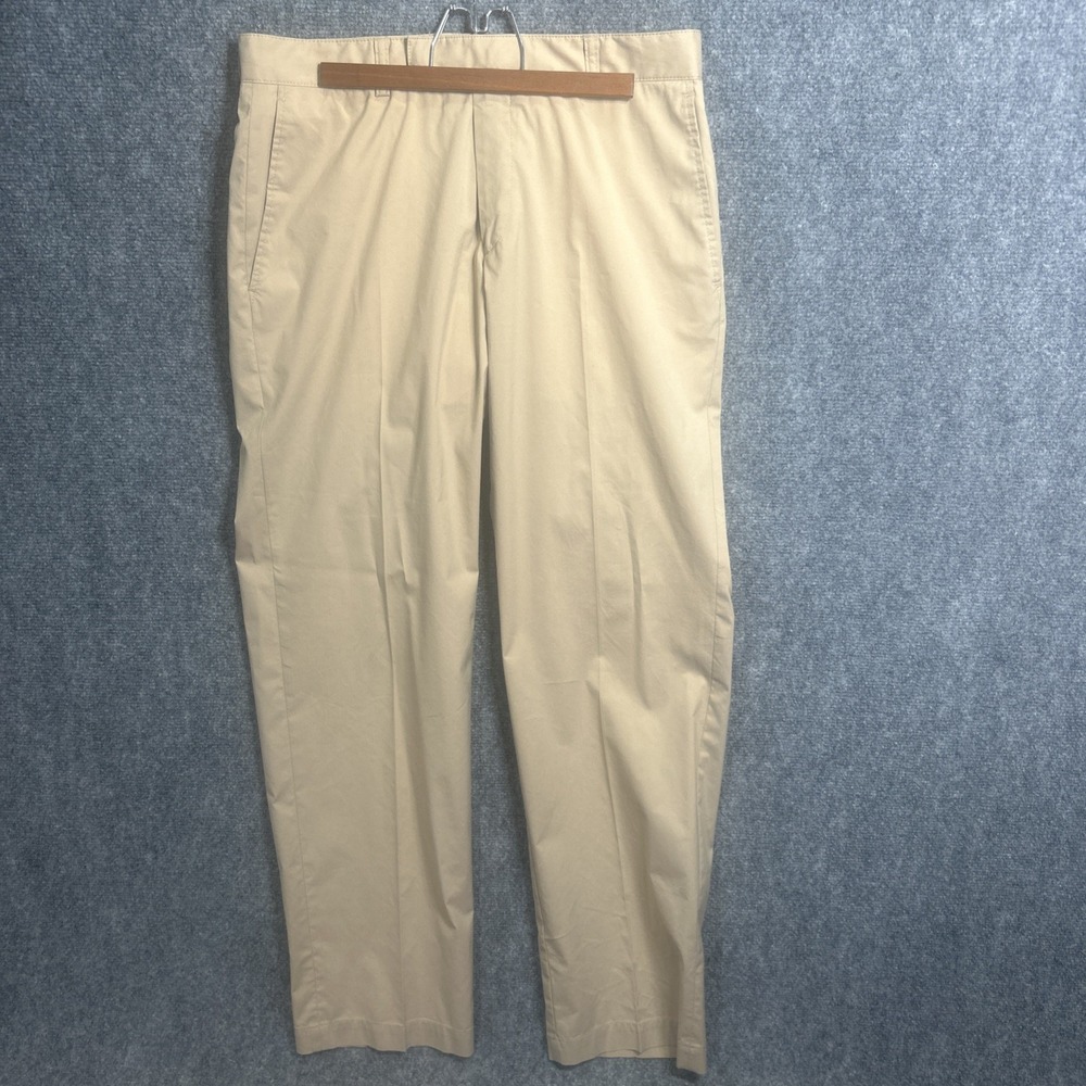 Hugo Boss Beige Pants Chuck-U 30R 46 Straight Dress Trousers Business 32 Inseam